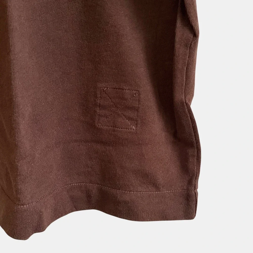 Banana Republic Men Heavyweight Cotton XXL Crewneck Shirt Brown Relaxed Fit NWT
